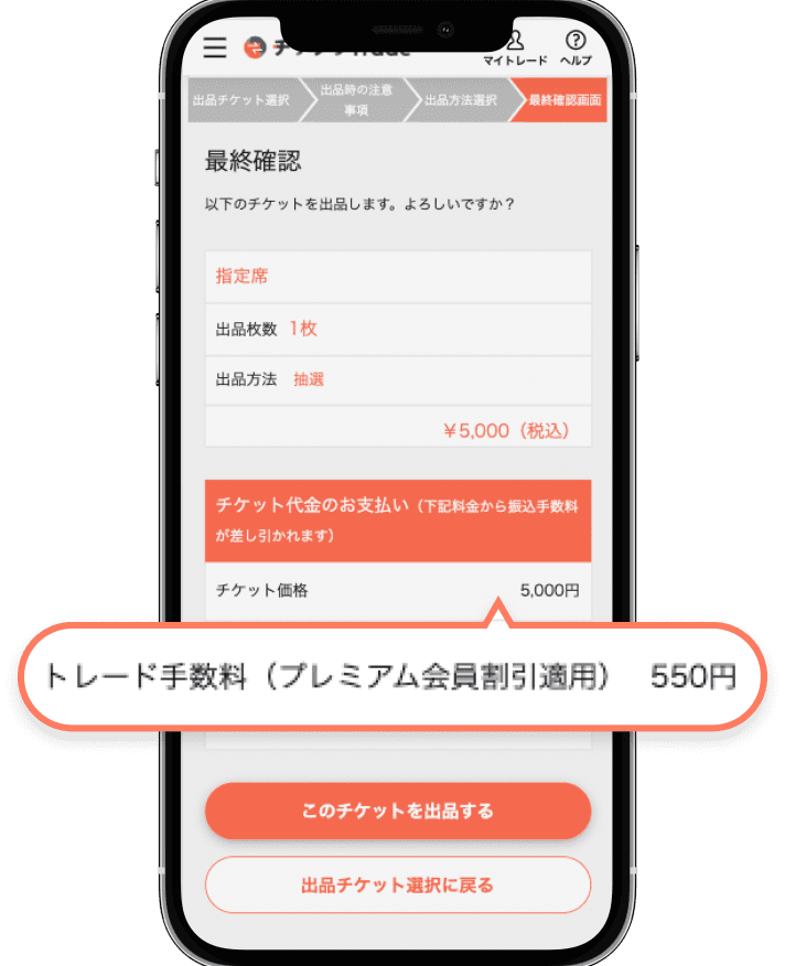 トレード手数料（プレミアム会員割引適用）